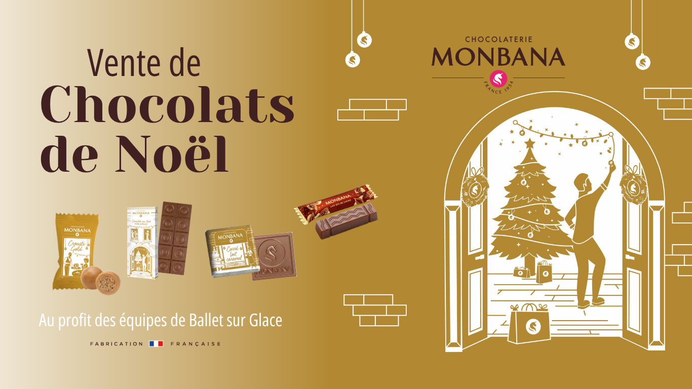 Lire la suite à propos de l’article Vente de chocolats de Noël au profit de nos équipes de ballet sur glace
