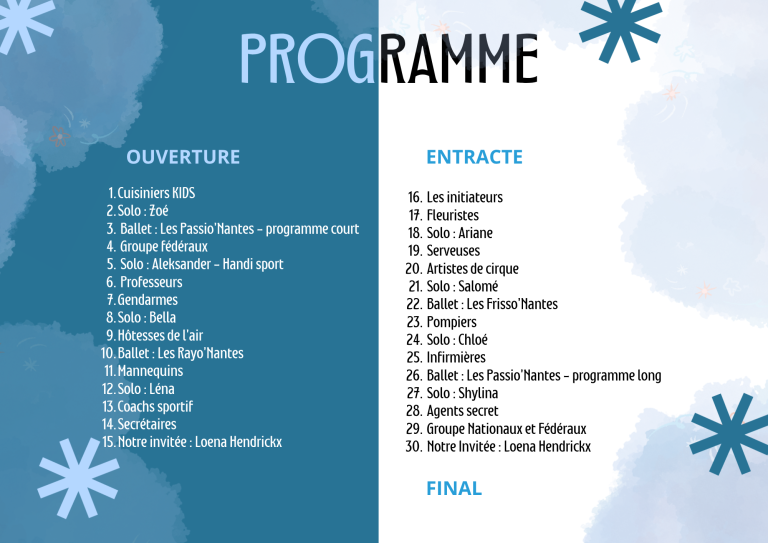 Lire la suite à propos de l’article Programme du GALA 2026